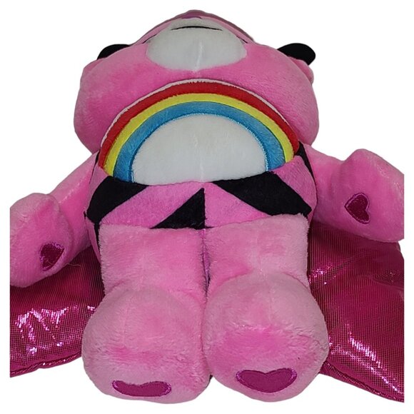 Care Bears Love-A-Lot Bear Plush Toy With Rainbow Belly & Pink Ladybug Wings - Picture 6 of 12